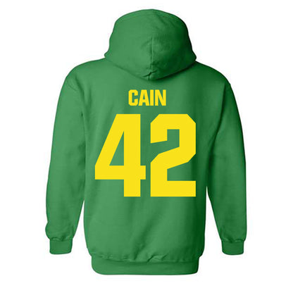 Oregon - NCAA Women's Basketball : Avary Cain - Hooded Sweatshirt-1