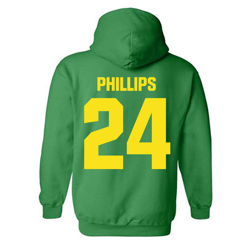 Oregon - NCAA Men's Basketball : Jamari Phillips - Hooded Sweatshirt-1