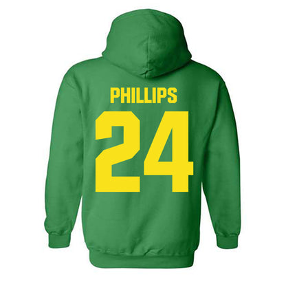 Oregon - NCAA Men's Basketball : Jamari Phillips - Hooded Sweatshirt-1