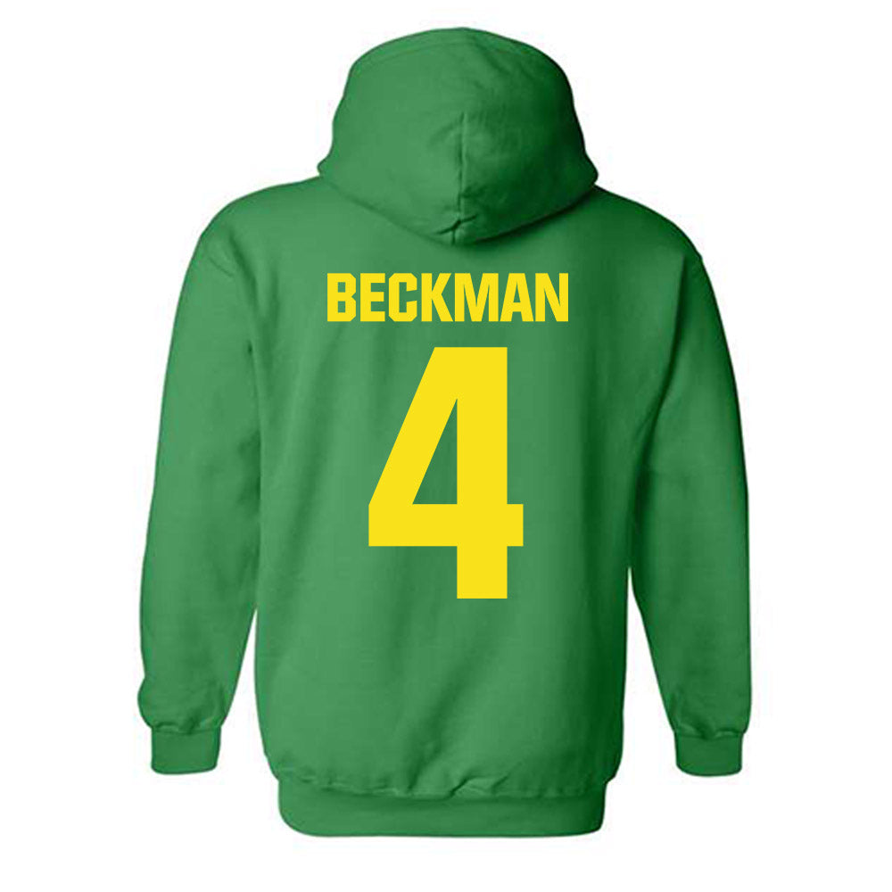 Oregon - NCAA Women's Lacrosse : Caitlin Beckman - Hooded Sweatshirt-1