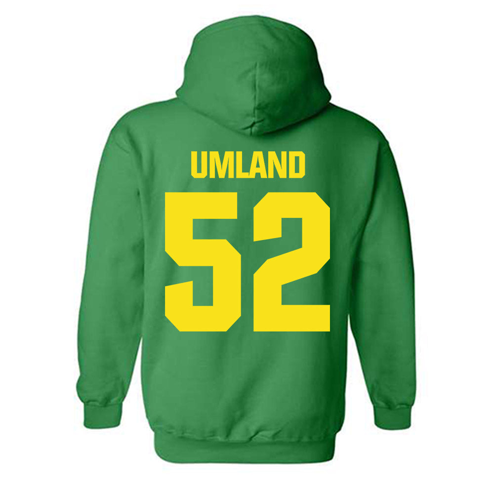 Oregon - NCAA Baseball : Alex Umland - Hooded Sweatshirt-1