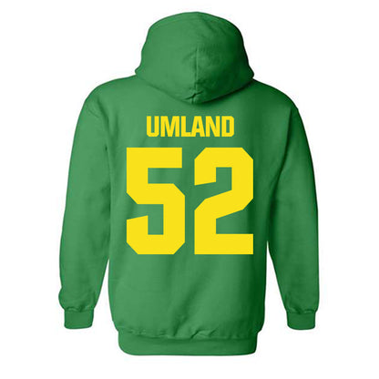 Oregon - NCAA Baseball : Alex Umland - Hooded Sweatshirt-1