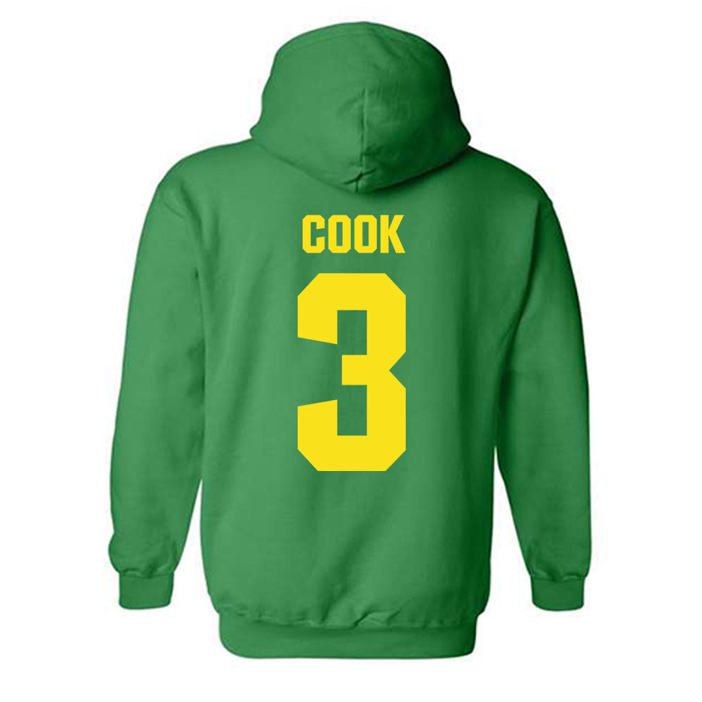 Oregon - NCAA Baseball : Elijah Cook - Hooded Sweatshirt-1