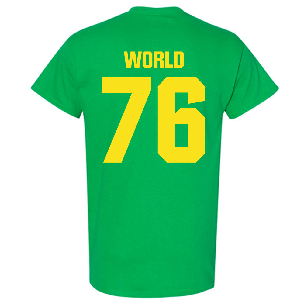 Oregon - NCAA Football : Isaiah World - T-Shirt-1