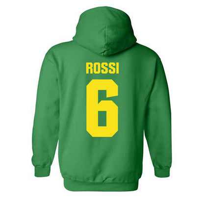Oregon - NCAA Beach Volleyball : Liz Rossi - Hooded Sweatshirt-1