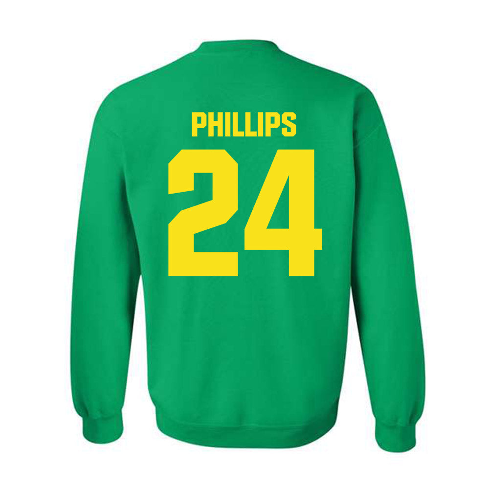 Oregon - NCAA Men's Basketball : Jamari Phillips - Crewneck Sweatshirt-1