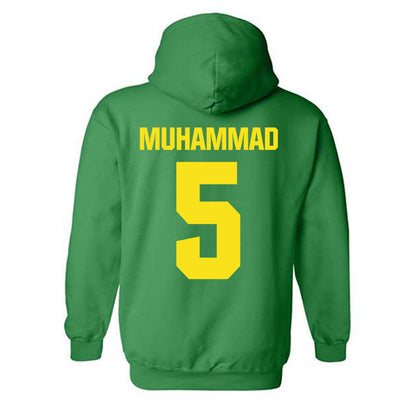 Oregon - NCAA Women's Basketball : Amina Muhammad - Hooded Sweatshirt-1