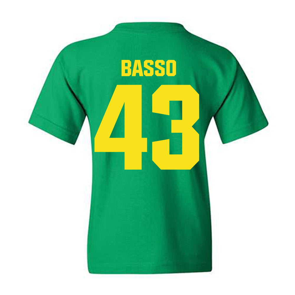 Oregon - NCAA Football : Luke Basso - Youth T-Shirt-1