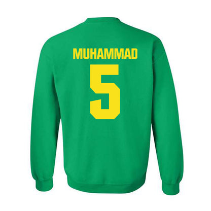 Oregon - NCAA Women's Basketball : Amina Muhammad - Crewneck Sweatshirt-1