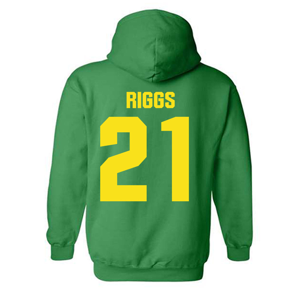 Oregon - NCAA Football : Da'Jaun Riggs - Hooded Sweatshirt-1