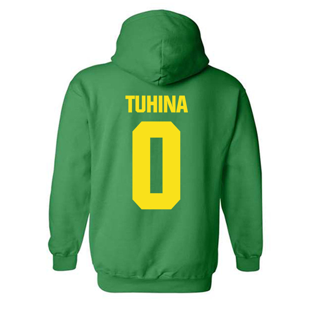 Oregon - NCAA Women's Basketball : Astera Tuhina - Hooded Sweatshirt-1