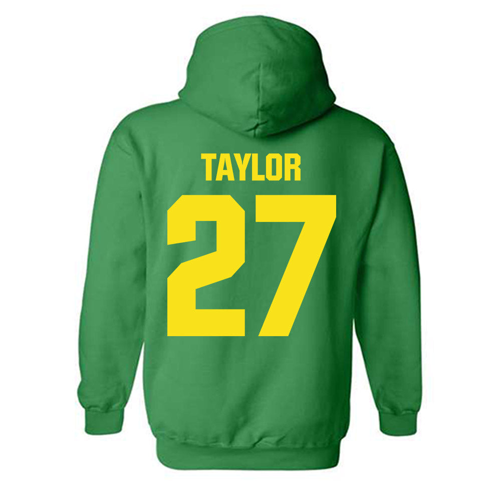 Oregon - NCAA Women's Lacrosse : Riley Taylor - Hooded Sweatshirt-1