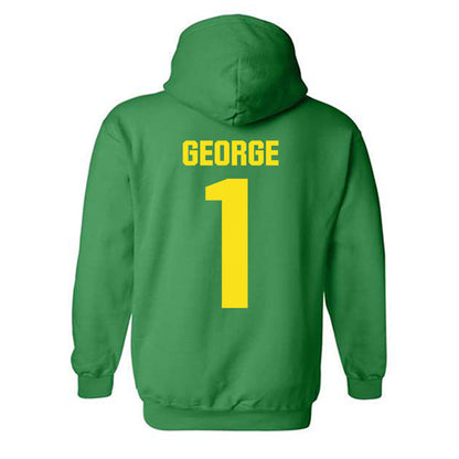 Oregon - NCAA Beach Volleyball : Natasha George - Hooded Sweatshirt-1