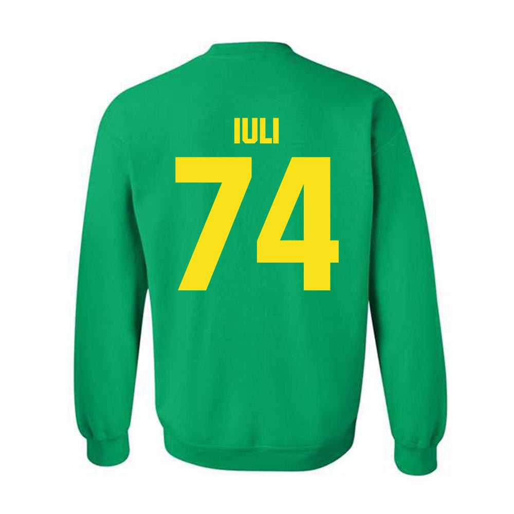 Oregon - NCAA Football : Dave Iuli - Crewneck Sweatshirt-1
