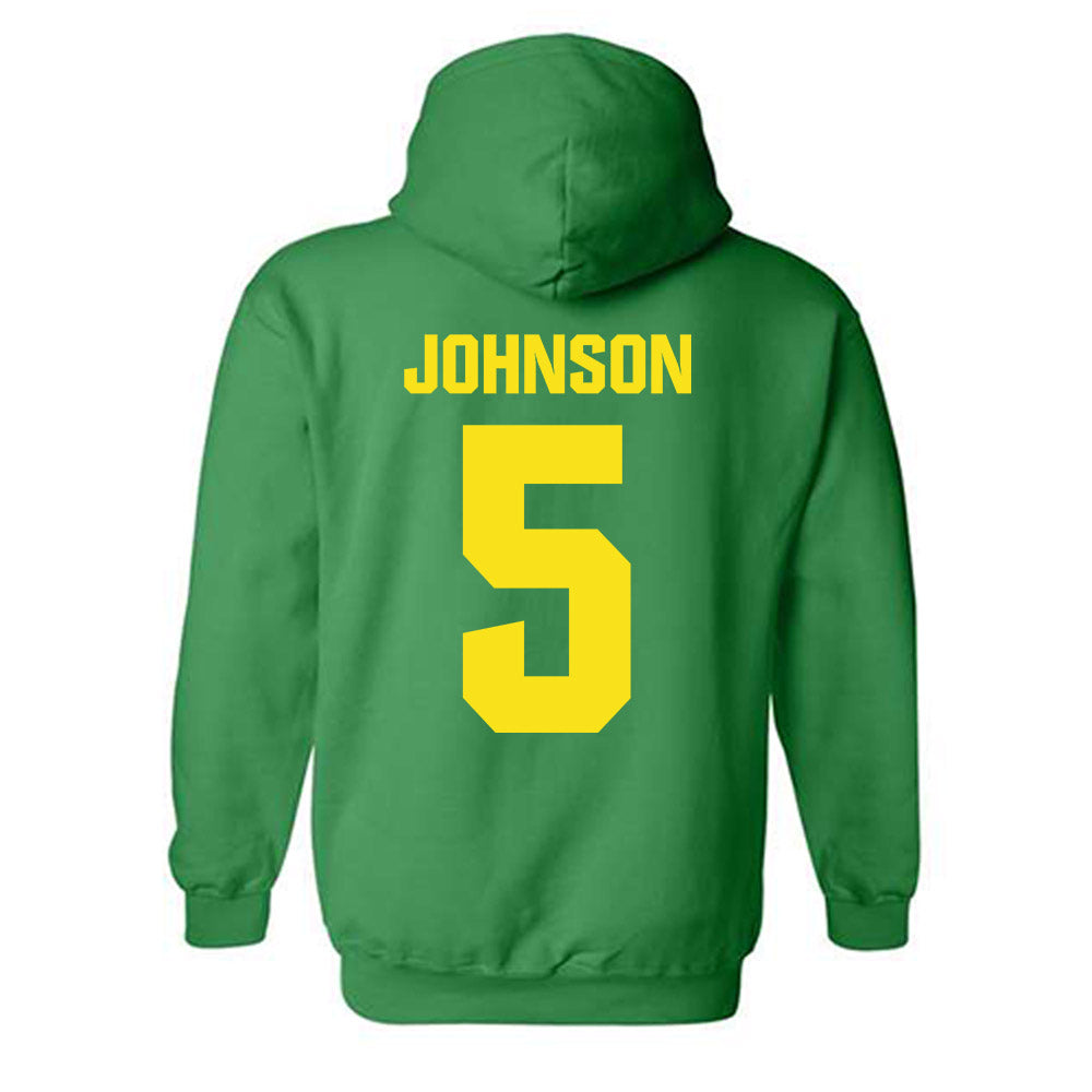 Oregon - NCAA Football : Theran Johnson - Hooded Sweatshirt-1