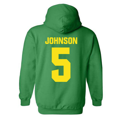 Oregon - NCAA Football : Theran Johnson - Hooded Sweatshirt-1