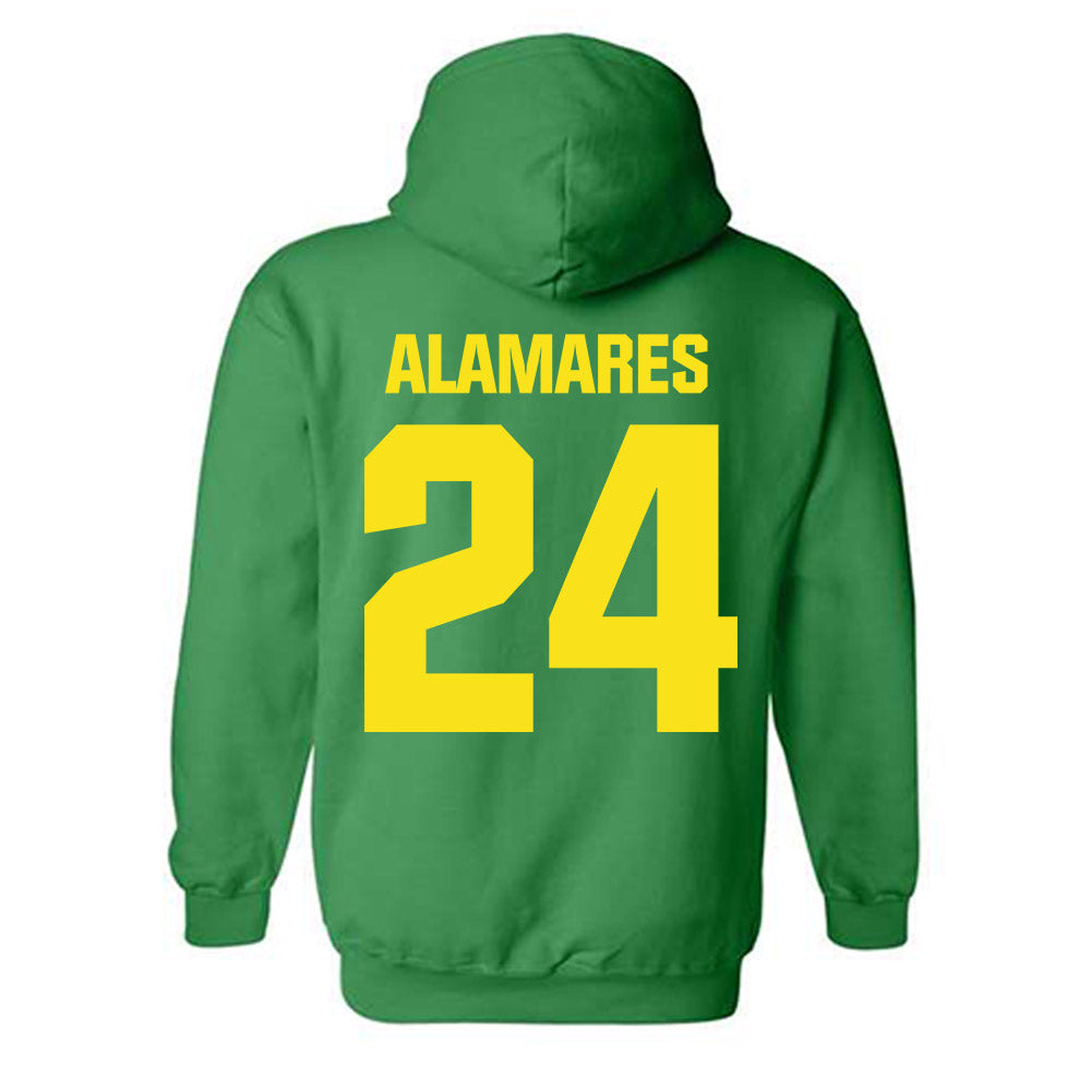 Oregon - NCAA Women's Soccer : Miya Alamares - Hooded Sweatshirt-1