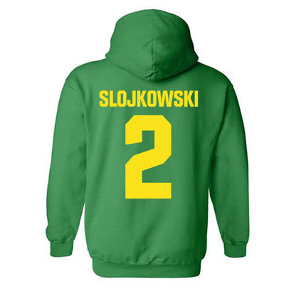 Oregon - NCAA Beach Volleyball : AJ Slojkowski - Hooded Sweatshirt-1