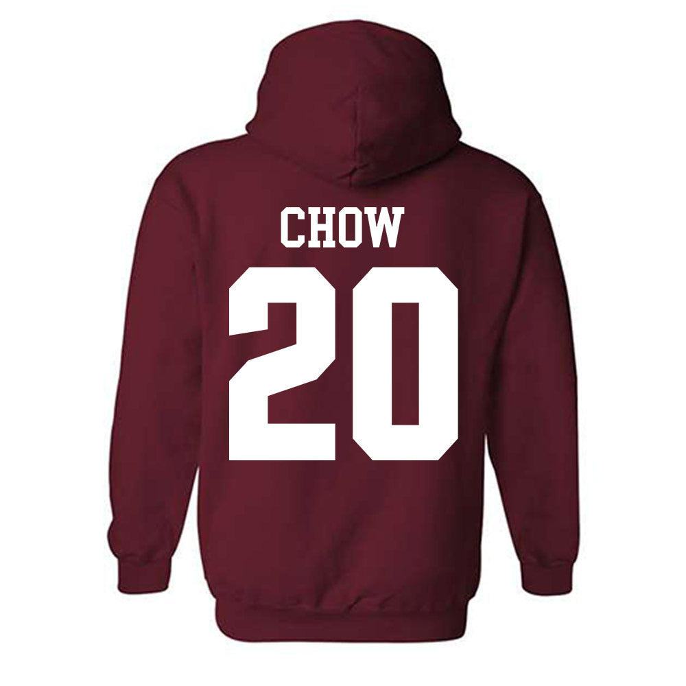 Stanford - NCAA Men's Soccer : Alex Chow - Classic Shersey Hooded Sweatshirt-1