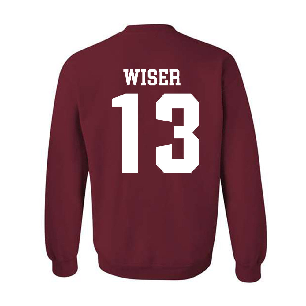 Stanford - NCAA Baseball : David Wiser - Classic Shersey Crewneck Sweatshirt-1