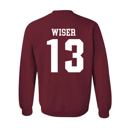 Stanford - NCAA Baseball : David Wiser - Classic Shersey Crewneck Sweatshirt-1