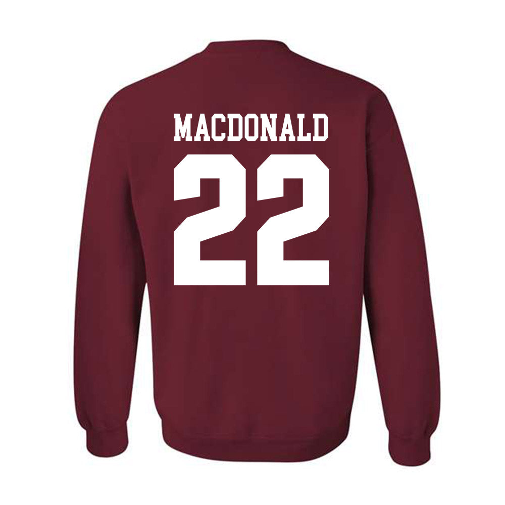 Stanford - NCAA Baseball : Cort MacDonald - Classic Shersey Crewneck Sweatshirt-1