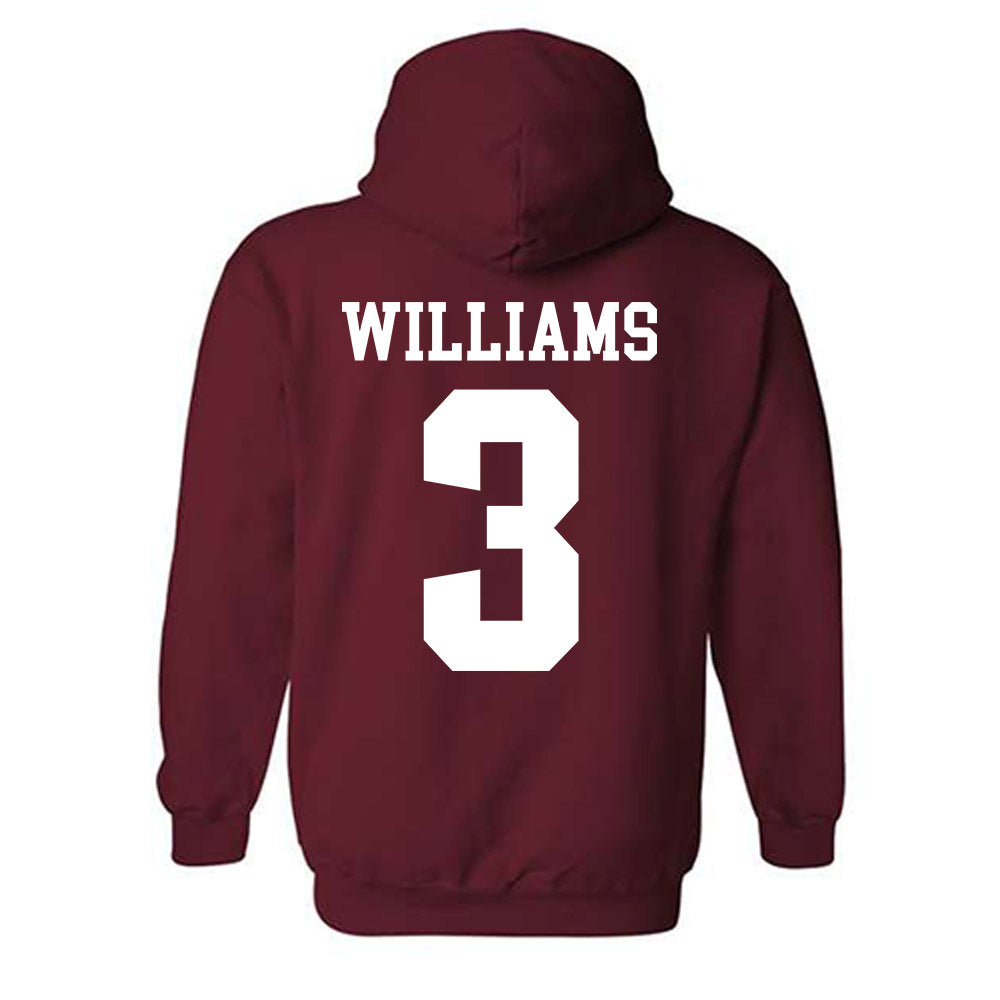 Stanford - NCAA Football : CJ Williams - Classic Shersey Hooded Sweatshirt-1