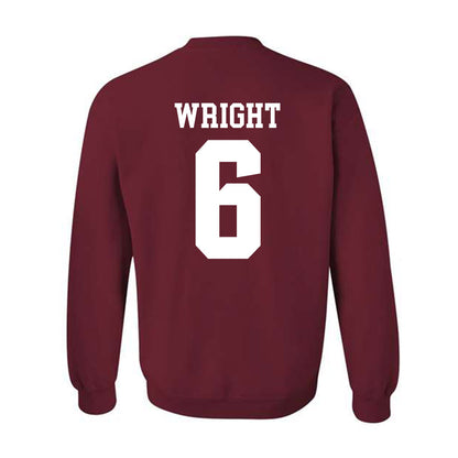 Stanford - NCAA Football : Collin Wright - Classic Shersey Crewneck Sweatshirt-1