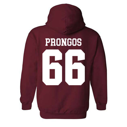Stanford - NCAA Football : Niki Prongos - Classic Shersey Hooded Sweatshirt-1