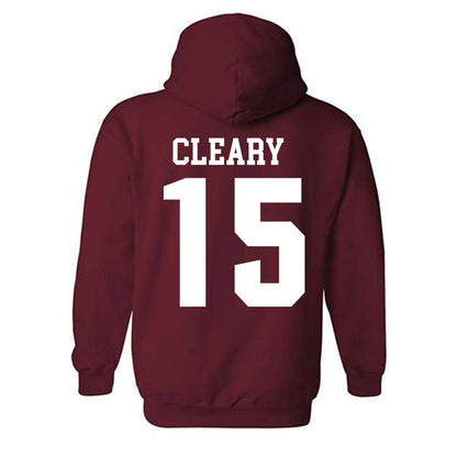 Stanford - NCAA Men's Soccer : William Cleary - Classic Shersey Hooded Sweatshirt-1