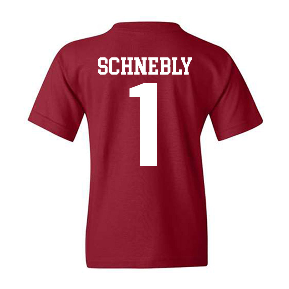 Stanford - NCAA Men's Soccer : Rowan Schnebly - Classic Shersey Youth T-Shirt-1