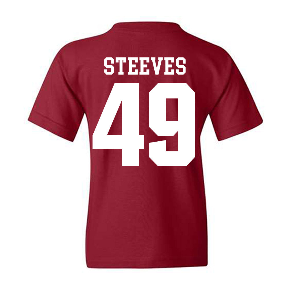 Stanford - NCAA Baseball : Austin Steeves - Classic Shersey Youth T-Shirt-1