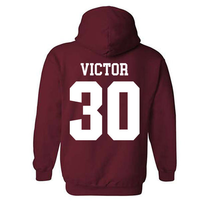 Stanford - NCAA Men's Soccer : Jordan Victor - Classic Shersey Hooded Sweatshirt-1