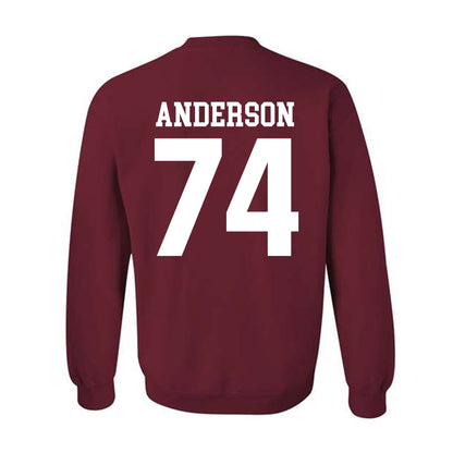 Stanford - NCAA Football : Fisher Anderson - Classic Shersey Crewneck Sweatshirt-1