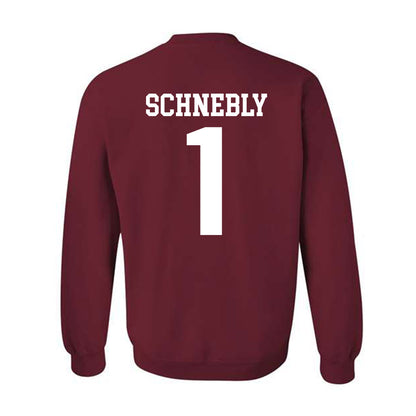 Stanford - NCAA Men's Soccer : Rowan Schnebly - Classic Shersey Crewneck Sweatshirt-1