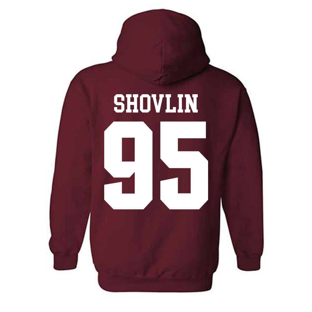 Stanford - NCAA Football : Adam Shovlin - Classic Shersey Hooded Sweatshirt-1