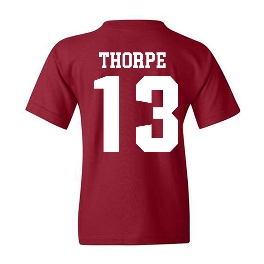 Stanford - NCAA Football : Liam Thorpe - Classic Shersey Youth T-Shirt-1