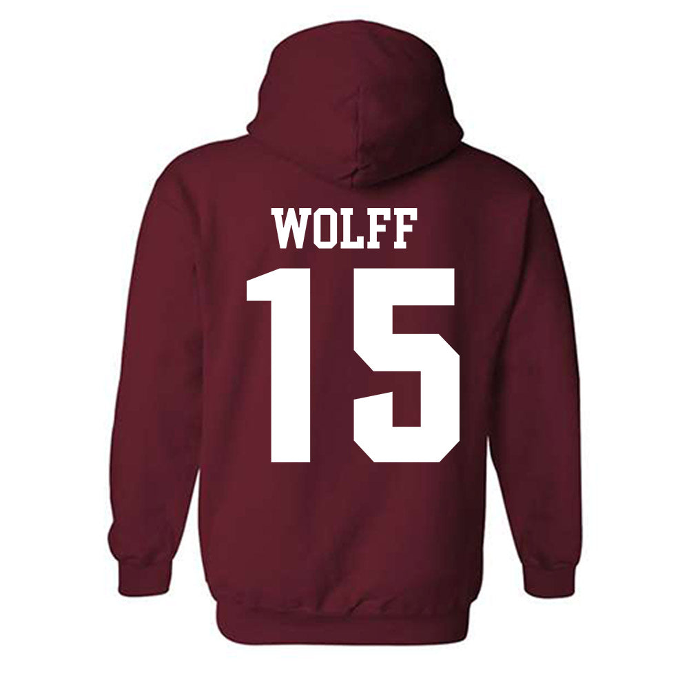 Stanford - NCAA Men's Volleyball : David Wolff - Classic Shersey Hooded Sweatshirt-1