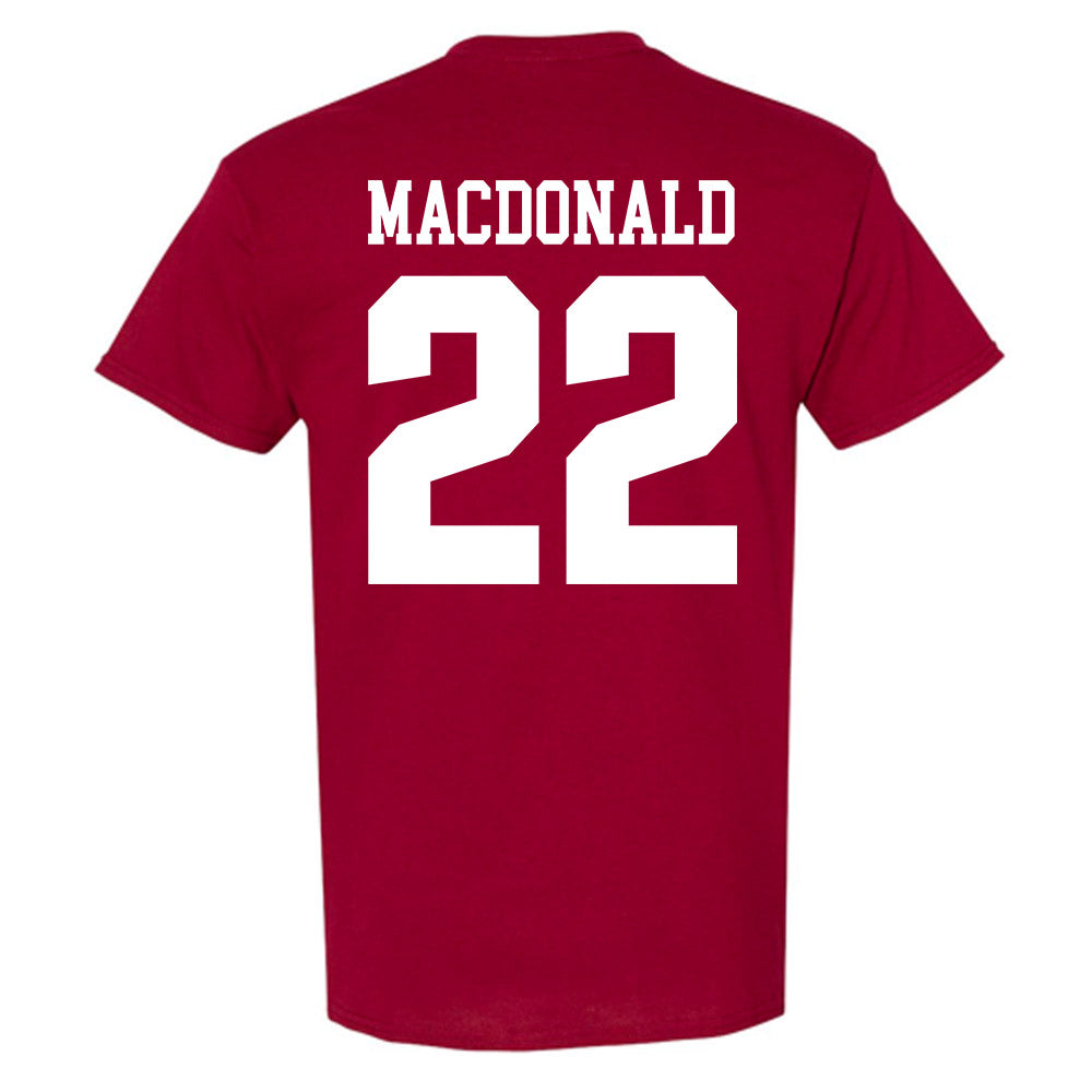 Stanford - NCAA Baseball : Cort MacDonald - Classic Shersey T-Shirt-1