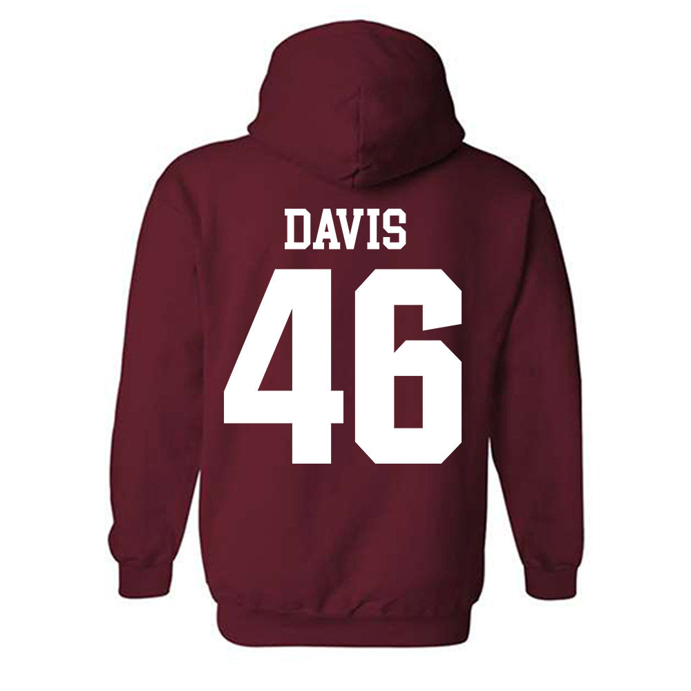 Stanford - NCAA Football : Carter Davis - Classic Shersey Hooded Sweatshirt-1