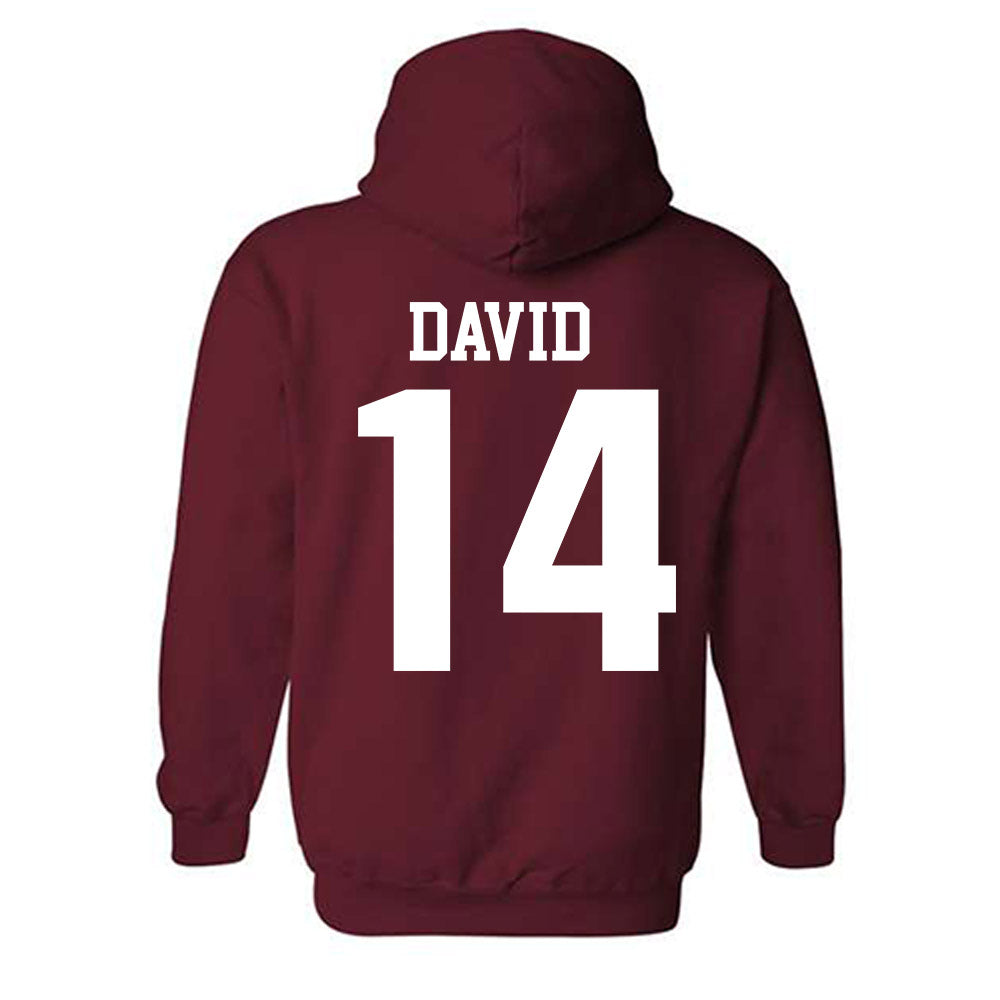 Stanford - NCAA Baseball : Sebastian David - Classic Shersey Hooded Sweatshirt-1