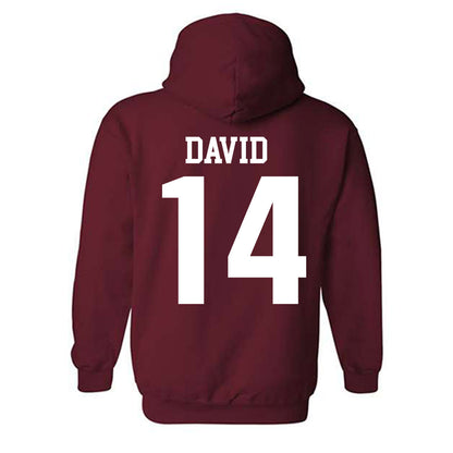 Stanford - NCAA Baseball : Sebastian David - Classic Shersey Hooded Sweatshirt-1