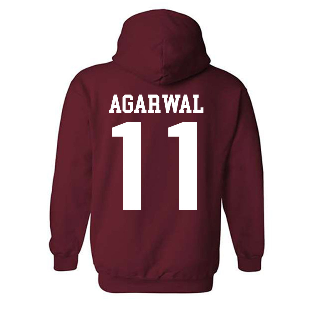 Stanford - NCAA Men's Basketball : Ryan Agarwal - Classic Shersey Hooded Sweatshirt-1