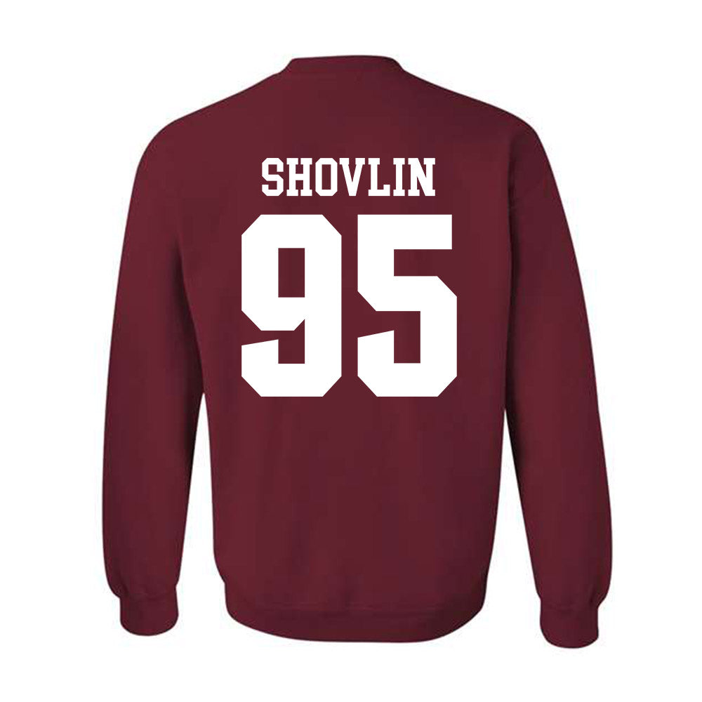 Stanford - NCAA Football : Adam Shovlin - Classic Shersey Crewneck Sweatshirt-1