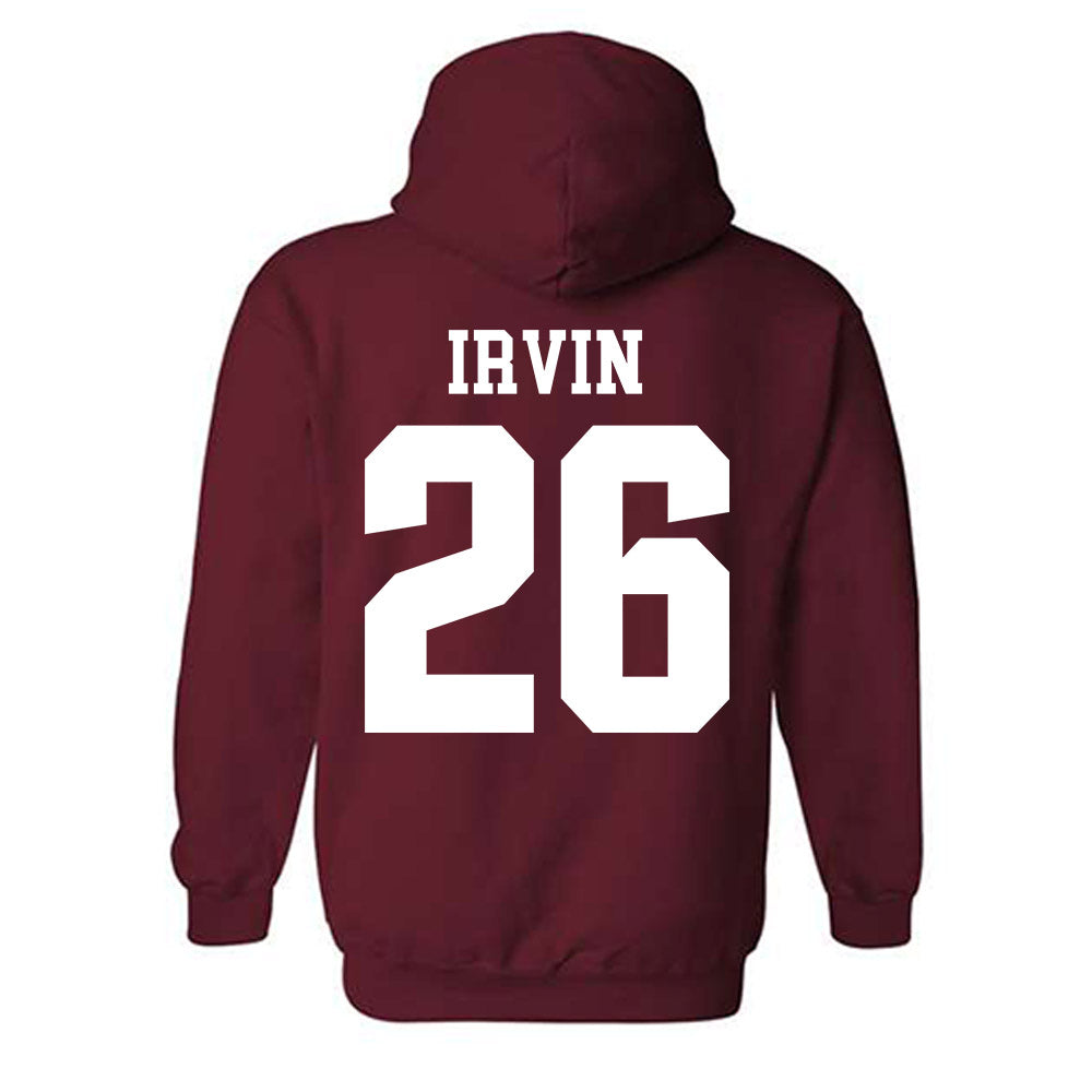 Stanford - NCAA Football : Sedrick Irvin - Classic Shersey Hooded Sweatshirt-1