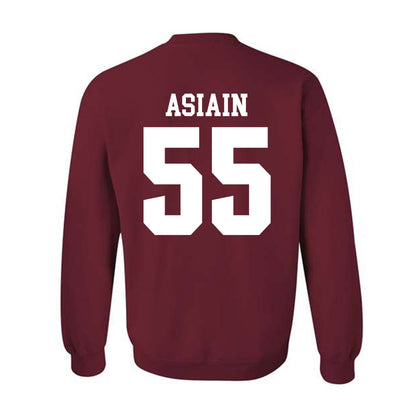 Stanford - NCAA Football : Joe Asiain - Classic Shersey Crewneck Sweatshirt-1