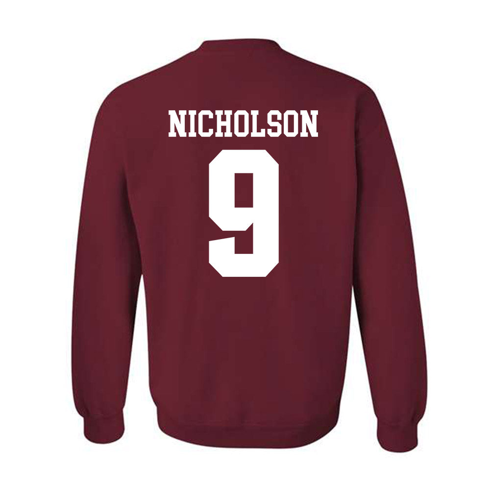 Stanford - NCAA Football : Brandon Nicholson - Classic Shersey Crewneck Sweatshirt-1