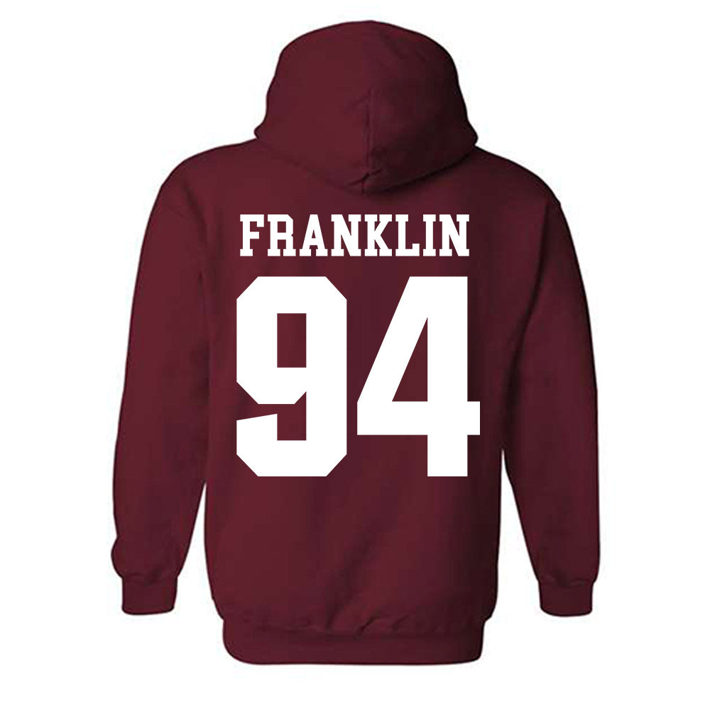 Stanford - NCAA Football : Anthony Franklin - Classic Shersey Hooded Sweatshirt-1