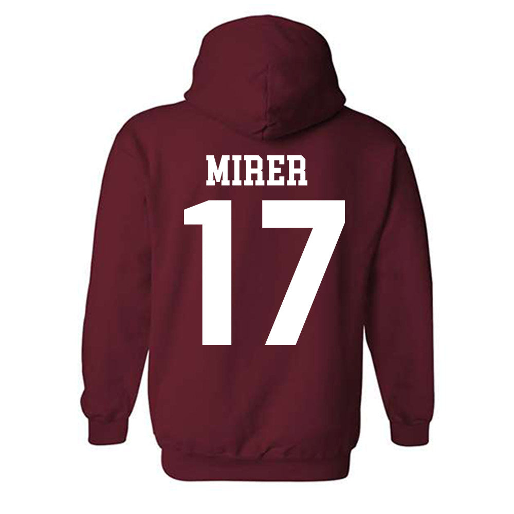 Stanford - NCAA Football : Charlie Mirer - Classic Shersey Hooded Sweatshirt-1
