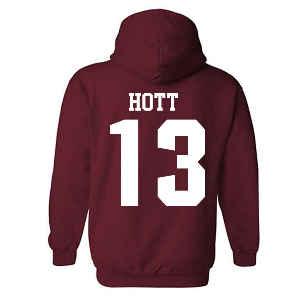 Stanford - NCAA Baseball : Ethan Hott - Classic Shersey Hooded Sweatshirt-1